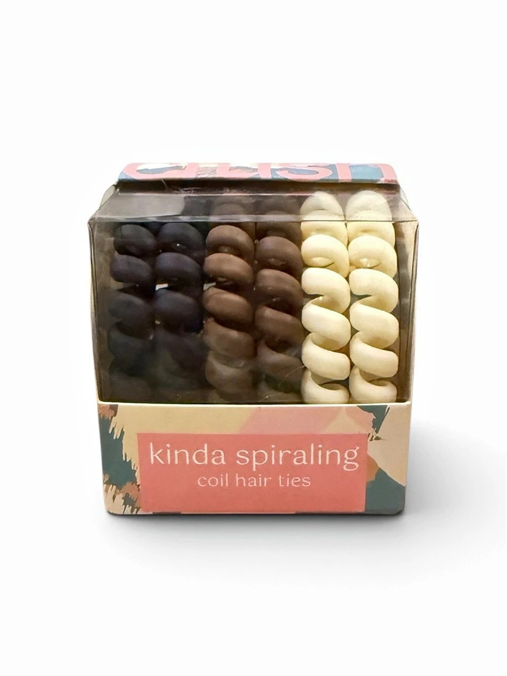 Crush Kinda Spiraling Coil Hair Ties Coil Hair Ties Black, Brown & White NWT